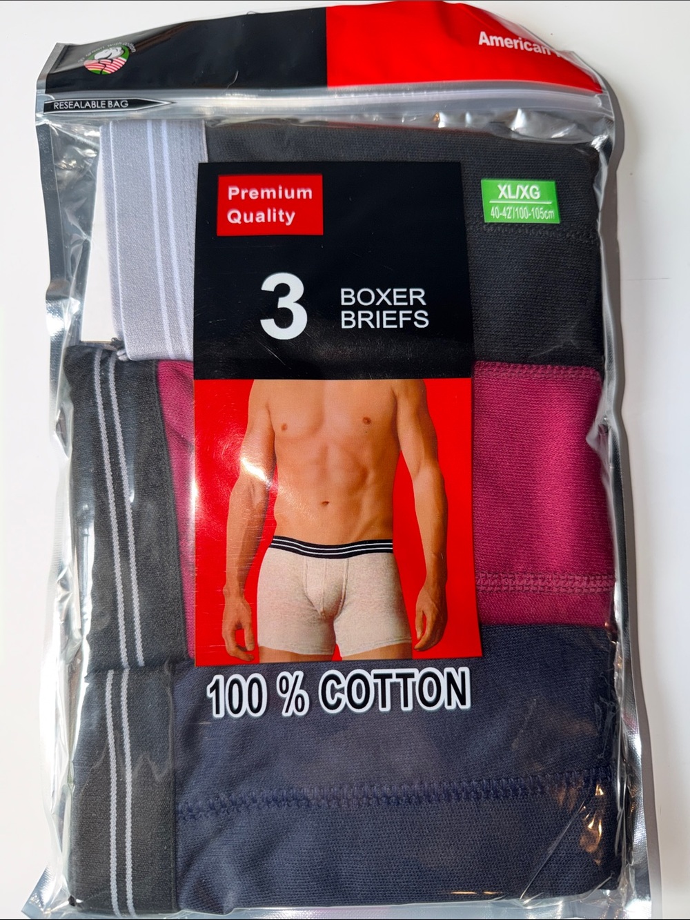 3/$15. Men’s Boxer Briefs XL